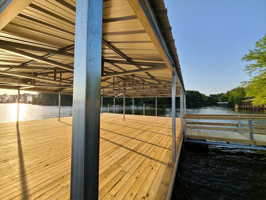 Boat Dock in Lufkin Texas