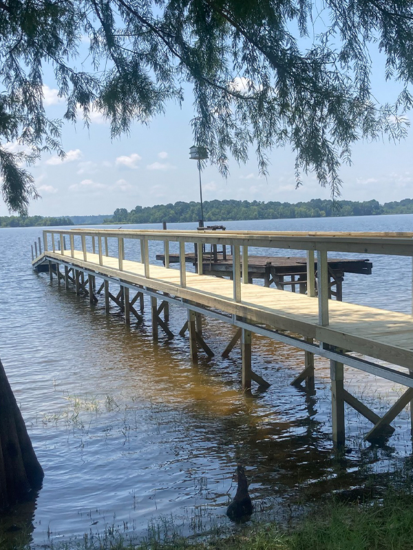 Pier installation contractor in the Lufkin Texas area.
