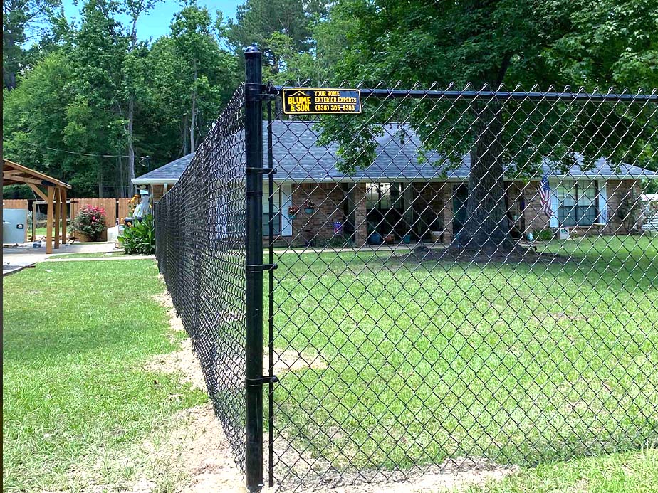 Chain Link boundary fencing in Lufkin Texas