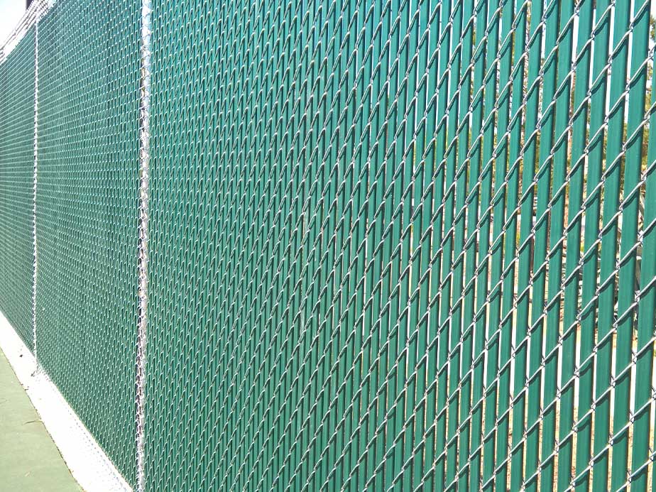 Chain Link semi-privacy fencing in Lufkin Texas