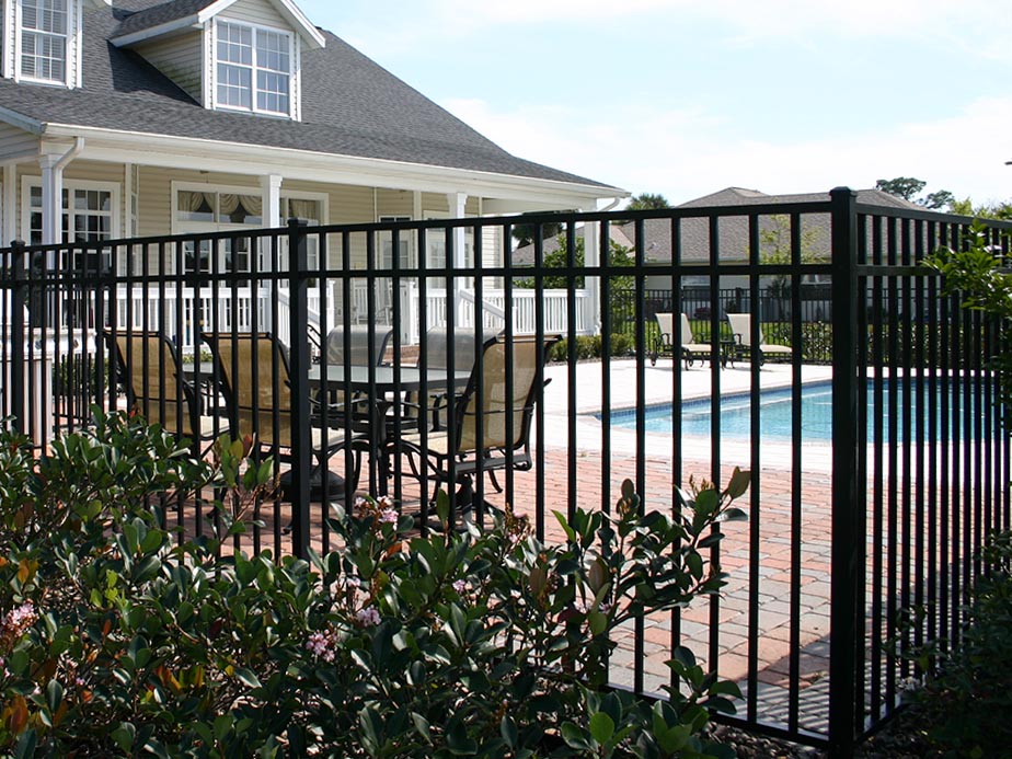 Ornamental Steel pool fencing in Lufkin Texas