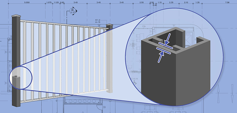 Lufkin Texas Aluminum fence Posts installation company