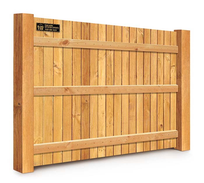 Wood fence features popular with Lufkin Texas homeowners