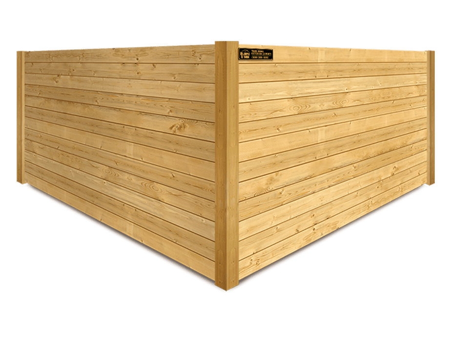 Lufkin TX horizontal style wood fence