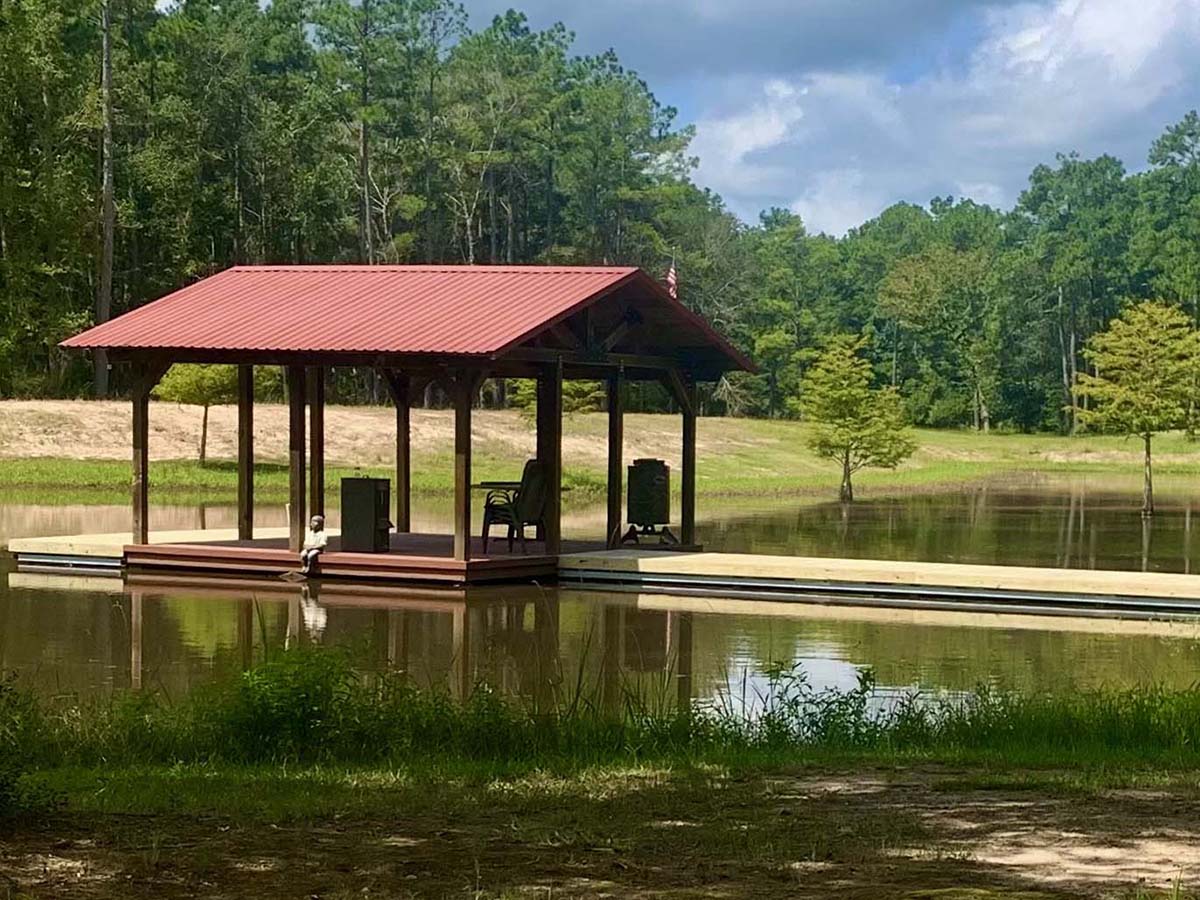 Boathouse Installation in Lufkin Texas