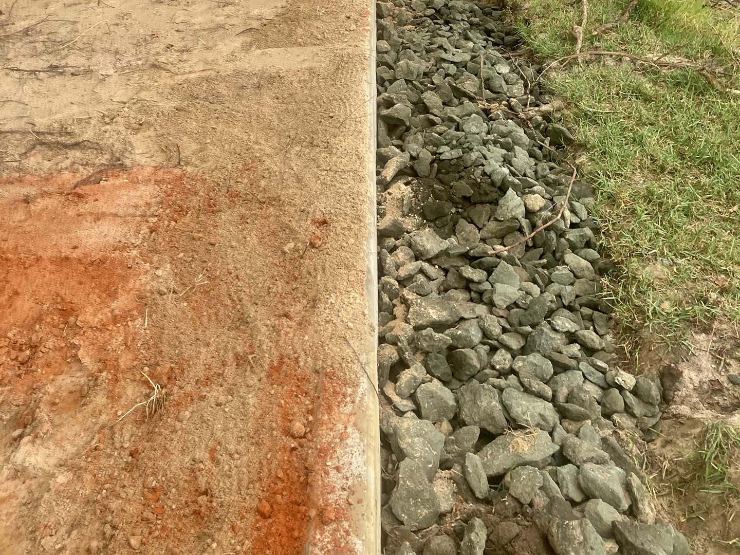 Residential Wood Retaining Wall in Lufkin Texas