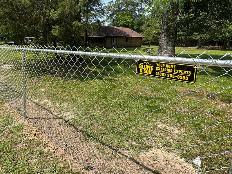 Chain link fencing in Lufkin and East Texas