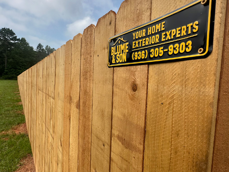 Wood fencing in Lufkin and East Texas